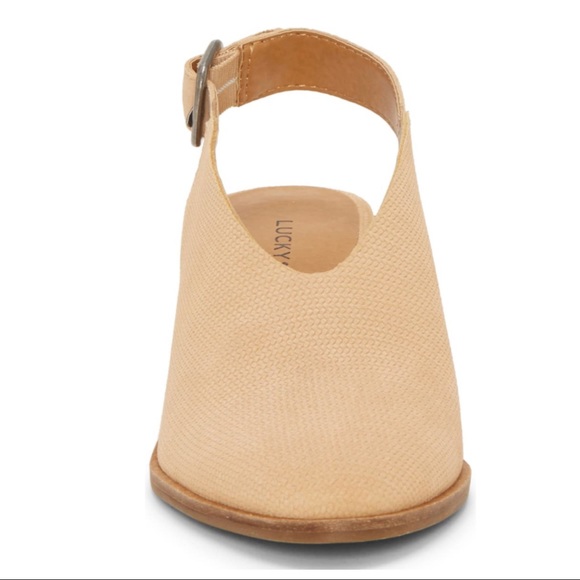 NWT Lucky Brand Lideton Slingback Shooties - Picture 4 of 6